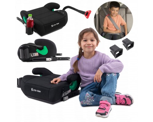 FOTELIK SAMOCHODOWY PODKŁADKA SIEDZISKO Z ISOFIX BLACK R129 125-150 CM