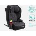 FMonroe FOTELIK SAMOCHODOWY MODEL VINCENT SZARO-BLACK PIKOWANY R129 100-150 CM ISOFIX