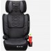 FMonroe FOTELIK SAMOCHODOWY MODEL VINCENT SZARO-BLACK PIKOWANY R129 100-150 CM ISOFIX