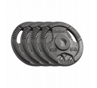cast iron olympic zestaw 4x5kg, otwór 51mm, plate z uchwytami, REBEL ACTIVE