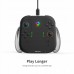 YAXO Charge Grip Set for Joy-Con with charging function Nintenfor Switch 2 Techno black