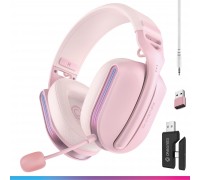 Oniverse Polaris wireless gaming headset, pink