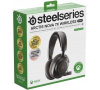 SteelSeries Arctis Nova 7X Wireless Gen 2 Zestaw słuchawkowy Bezprzewodowy Opaska na głowę Gaming Bluetooth Czarny