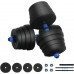 vidaXL Zestaw hantli 2 w 1 Black i blue 121 x 19,5 x 19,5 cm