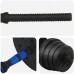 vidaXL Zestaw hantli 2 w 1 Black i blue 121 x 19,5 x 19,5 cm