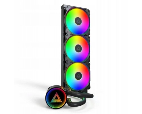 Montech LightFlow ARGB 360 Black zestaw AIO