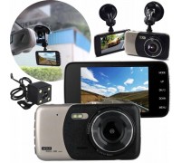 REJESTRATOR JAZDY KAMERA FULL HD PRZÓD TYŁ COFANIA WIDEOREJESTRATOR WIDEO