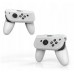 2x Handgrip Handles Pad Na Joy-cony For Nintenfor Switch / Oled / Jys-ns226 / 2x White