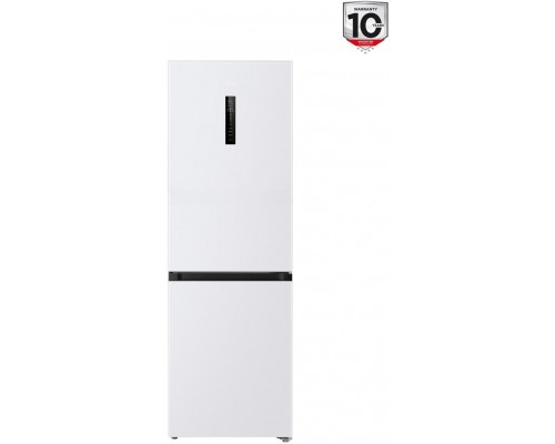 TCL Refrigerator | RP340BWD1 | Energy efficiency class D | Free standing | Combi | Height 185 cm | No Frost system | Fridge net capacity 223 L | Freezer net capacity 117 L | Display | 35 dB | White