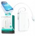 Joyroom JR-PR2L 10000mAh 35W with a built-in zwijanym kablem USB-C i kablem-smyczą Lightning - biały