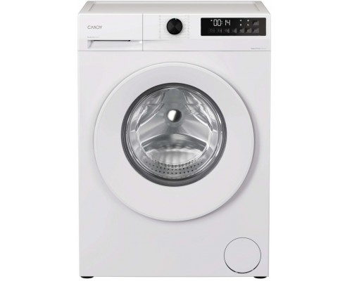 Candy Skalbimo mašina | GD 48S6-S | Energy efficiency class A | Front loading | Skalbimo talpa 8kg | 1400 RPM | Gylis 53 cm | Plotis 60 cm | Ekranas | LED | Steam function | Baltas