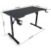Gaming galds gamingowe Cobra CR4574BK czarny 120 cm