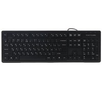 A4Tech A4tech FKS12, multimedialna cicha klawiatura biurowa, CZ/US, USB, czarny