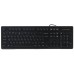A4Tech A4tech FKS12, multimedialna cicha klawiatura biurowa, CZ/US, USB, czarny