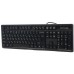 A4Tech A4tech FKS12, multimedialna cicha klawiatura biurowa, CZ/US, USB, czarny