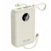 Dudao Dudao K14+ 20000mAh 22.5W USB-C / USB-A / wbudowane kable Lightning i USB-C - White