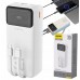 Dudao Dudao K15Max 30000mAh PD 22.5W  kablami USB-C i Lightning - White