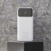 Dudao Dudao K15Max 30000mAh PD 22.5W  kablami USB-C i Lightning - White
