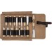 Kirschen Kirschen Leather roll-up bag, empty 12 compartments
