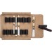 Kirschen Kirschen Leather roll-up bag, empty 12 compartments