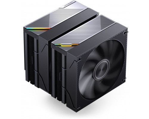 Jonsbo CA90 chłodzenie CPU, Dual-Tower, 1 x 130mm / 1 x 120mm, PWM, ARGB - czarny