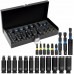 Hedootools HOGERT ZESTAW NASADEK I BITÓW UDAROWYCH 21el.  4 - 13mm
