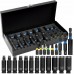 Hedootools HOGERT ZESTAW NASADEK I BITÓW UDAROWYCH 21el.  4 - 13mm