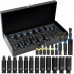 Hedootools HOGERT ZESTAW NASADEK I BITÓW UDAROWYCH 21el.  4 - 13mm