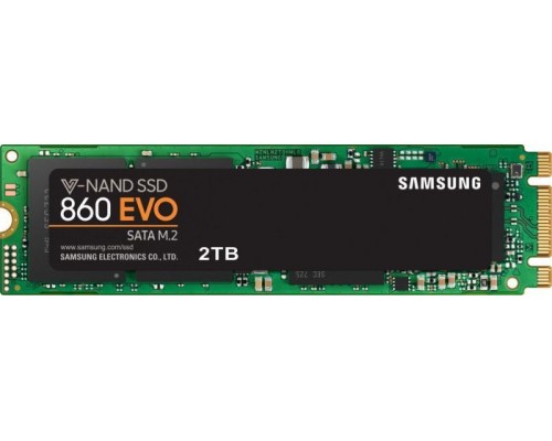 SSD Samsung 860 EVO 2TB M.2 2280 SATA III (MZ-N6E2T0BW)