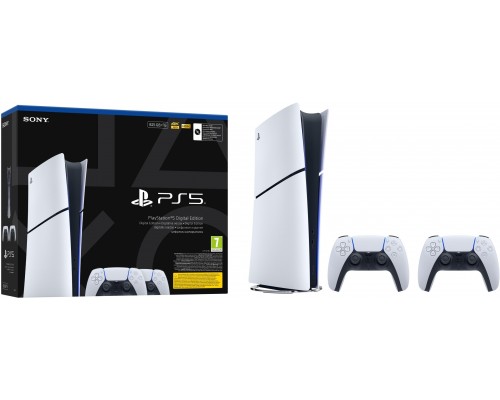 Sony PlayStation 5 Digital Slim D Chassis + 2 pady DualSense