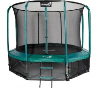 Garden Trampoline Jumpi Maxy Comfort With inner mesh 12.5 FT 374 cm Green