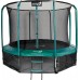 Garden Trampoline Jumpi Maxy Comfort With inner mesh 12.5 FT 374 cm Green