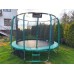 Garden Trampoline Jumpi Maxy Comfort With inner mesh 12.5 FT 374 cm Green