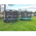 Garden Trampoline Jumpi Maxy Comfort With inner mesh 12.5 FT 374 cm Green