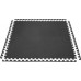 One Fitness Aizsargsegums MP10 122 cm x 122 cm x 1 cm melns
