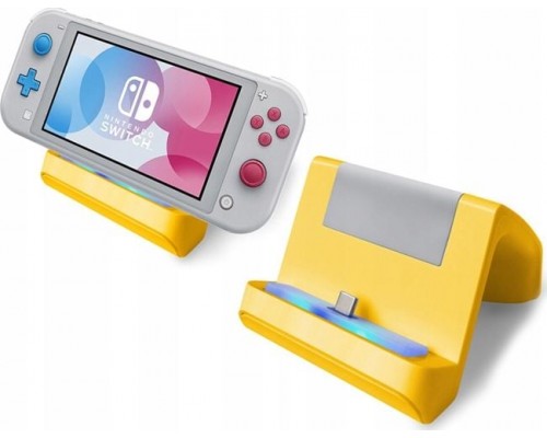 MARIGames station charging 2w1 for Nintenfor Switch Lite żółta (SB5215)