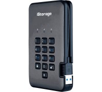 SSD iStorage diskAshur Pro 2 256GB Gray (IS-DAP2-256-SSD-256-C-G)