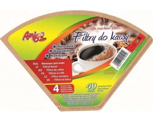 Politan Gosia Coffee filters r. 4 40pcs.