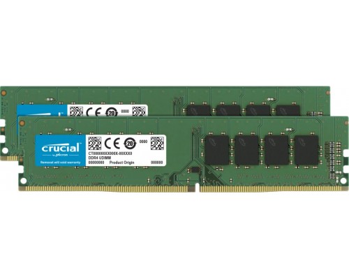 Crucial DDR4, 32 GB, 3200MHz, CL22 (CT2K16G4DFRA32A)