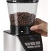 Melitta Melitta 1027-01 SST BK elektryczny młynek do kawy Calibra ze stożkowym młynkiem i wyświetlaczem LCD, a także zintegrowaną skalą, 39 ustawień mielenia, pojemność: 375 g, 160, czarny / stal nierdzewna