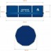 Enero Swimming pool rack oval with pump 450x122cm with pump drabiną i podłożem (17802EU)
