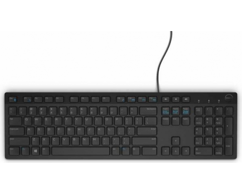 Dell KB216 Quietkey Wired Black US (580-ADHK)