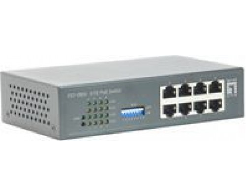 Switch LevelOne FEP-0800, 8x 10/100, PoE
