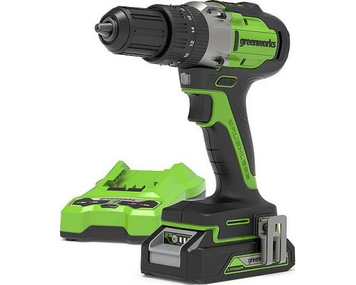 Greenworks GD24DD60K2 24 V 1 x akumulator 2 Ah