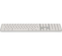 LMP Bluetooth Numeric Bezprzewodowa Biało-srebrna UK (LMP-WKB-1243-EN)