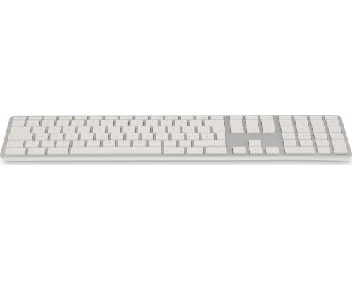 LMP Bluetooth Numeric Bezprzewodowa Biało-srebrna UK (LMP-WKB-1243-EN)