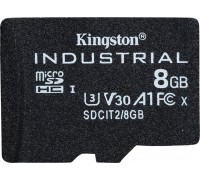 SD  Kingston Industrial MicroSDHC 8 GB Class 10 UHS-I/U3 A1 V30 (SDCIT2/8GB)