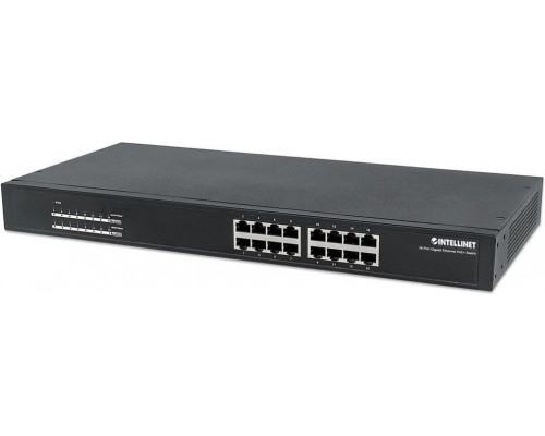 Switch Intellinet Network Solutions Gigabit 16x 1000Mbps RJ45 PoE/PoE+ 220W Rack 19 (560993)