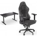 Gaming galds Endorfy Gaming galds Endorfy Atlas L Electric Black 150 cmx78 cm + Fotel Scrim BK czarny