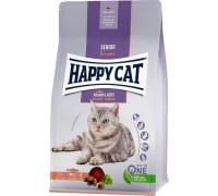 Happy Cat Senior Atlantic Salmon, sucha karma, dla kotów pow. 8 age, łosoś atlantycki, 4 kg, worek